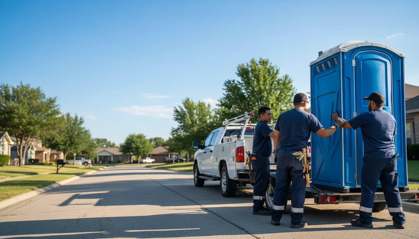 Portable Toilet Rental in Lefors, TX near me